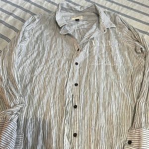 Universal thread striped button down